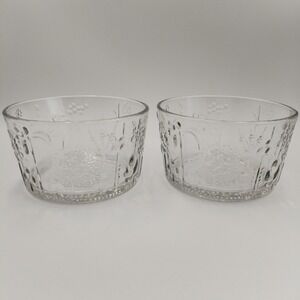 Set Of‎ TWO Vintage littala Flora Bowl Oiva Toikka Design 1960s 4 1/4"